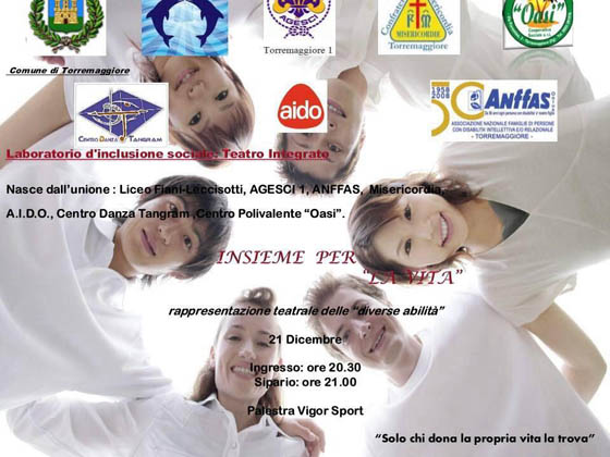 Insieme per la vita il 21 dicembre 2013 a Torremaggiore