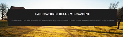 Laboratorio dell’emigrazione: ecco i dettagli per partecipare