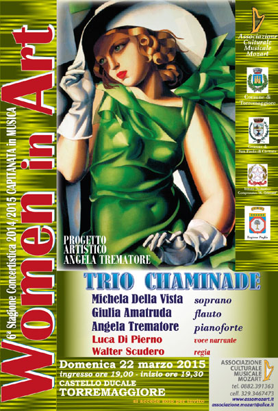 Women in art il 22 marzo 2015 al Castello Ducale di Torremaggiore