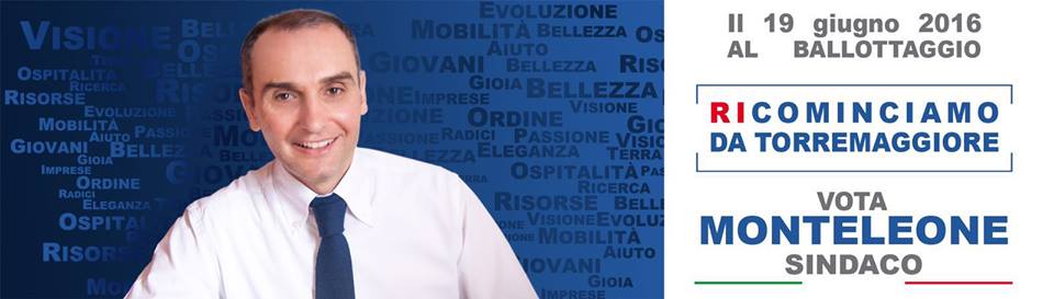 Ufficiale:la coalizione Innanzitutto Torremaggiore che supporta Lino Monteleone alla carica di Sindaco non si apparenta. Nessuna alleanza tecnica per il ballottaggio