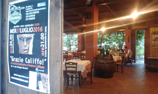 Grazie Califfo: una band torremaggiorese ( e l’ olio Otto Ettari ) in Emilia il prossimo 27 luglio 2016