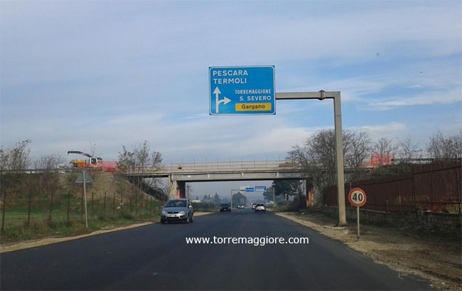 La Strada Provinciale 30 (San Severo Torremaggiore San Paolo di Civitate) è stata riaperta al traffico il 16 dicembre 2016