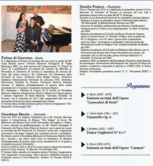 Concerto ArmoniEnsemble il 26 novembre 2016 a Torremaggiore