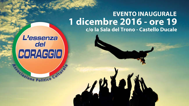 L’essenza del coraggio, evento inaugurale il 1 dicembre 2016 a Torremaggiore