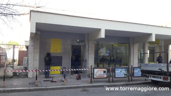 Assalto al Postamat dell’Ufficio Postale di Torremaggiore