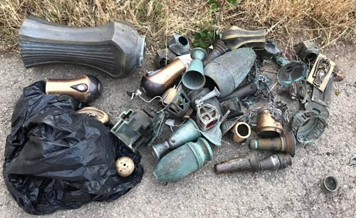 Furto al Cimitero di Torremaggiore: refurtiva recuperata dai Carabinieri