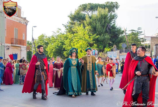 PROSSIMA USCITA DEL CORTEO STORICO FEDERICIANO DI TORREMAGGIORE A GRAVINA IN PUGLIA IL 17 SETTEMBRE 2017