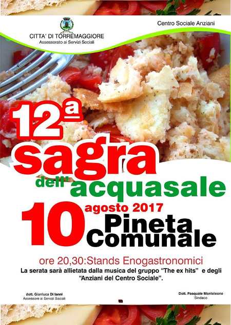 SAGRA DELL’ ACQUASALE 2017