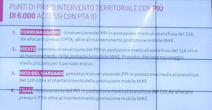 Consegnato a Bari al Governatore Emiliano il documento civico del Comitato per la salvaguardia della salute dell’Alto Tavoliere con riferimento alla piena operatività del PPI di Torremaggiore