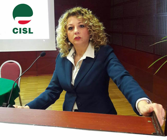 La torremaggiorese Carla Costantino è il nuovo segretario generale della Cisl di Capitanata