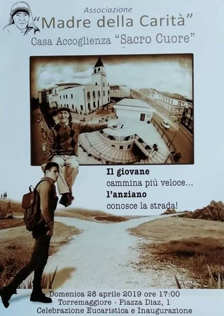 Inaugurazione Casa Accoglienza Sacro Cuore a Torremaggiore il 28 aprile 2019