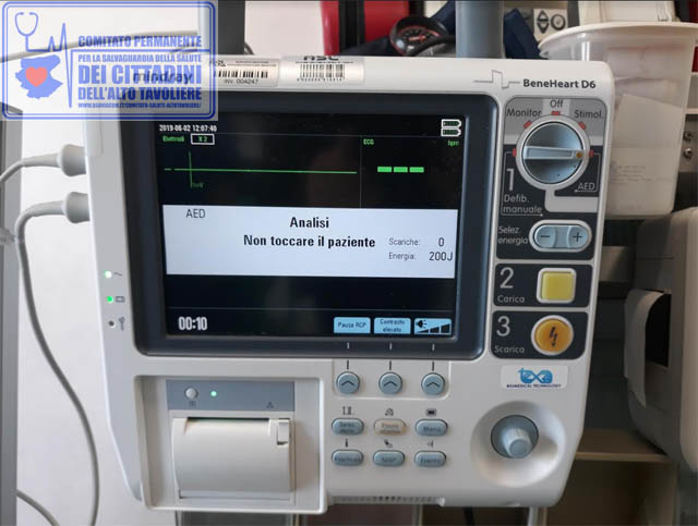 Infartuato salvato al PPIT di Torremaggiore con il team del 118: merito di un passante che lo ha trovato a terra in Pineta e lo ha portato al Punto di Primo Intervento, plauso del Comitato Salute Alto Tavoliere a tutti