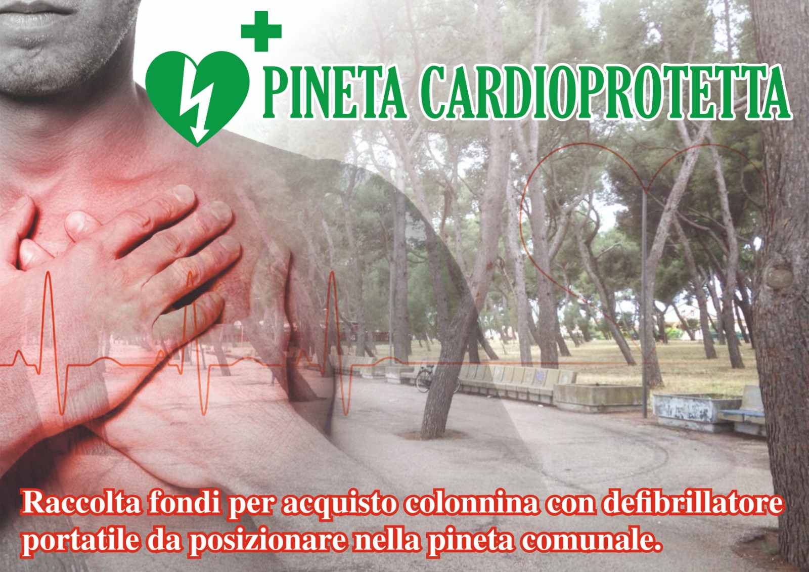 Avviata raccolta fondi su Facebook per acquistare un defibrillatore a Torremaggiore da localizzare in Pineta