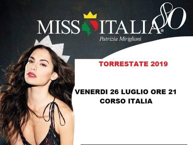 Concorso nazionale Miss Italia 2019 il 26 luglio 2019 a Torremaggiore