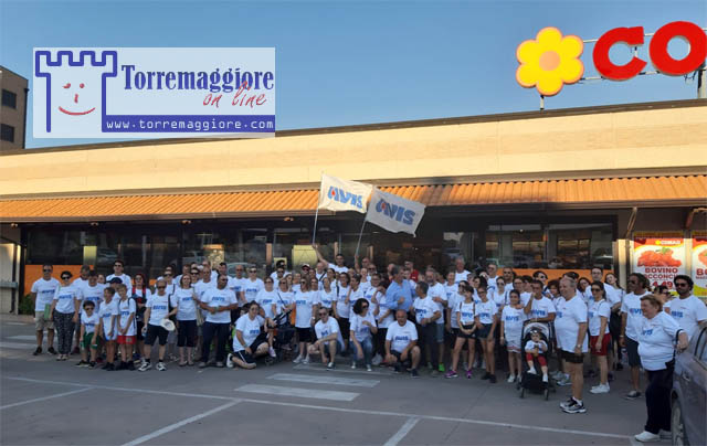 Grande successo per la camminata del donatore AVIS del 6 luglio 2019 a Torremaggiore