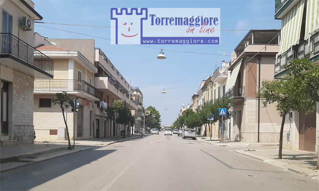 E’ stato rimosso il cordolo centrale su Via Luigi Rossi a Torremaggiore: ecco la foto e l’atto ufficiale