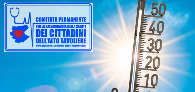 Dal Comitato Salute Alto Tavoliere dieci consigli utili per difendersi dal caldo estivo