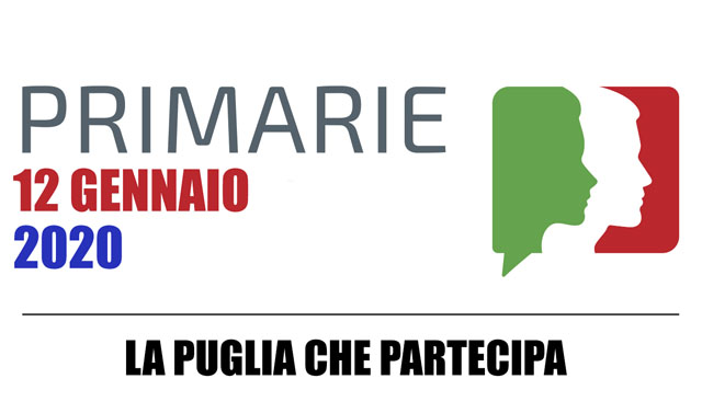 Domenica 12 gennaio 2020 primarie della coalizione di centro sinistra per la scelta del candidato Governatore per le Regionali di maggio in Puglia. Anche a Torremaggiore ci sarà il seggio aperto dalle 8 alle 20