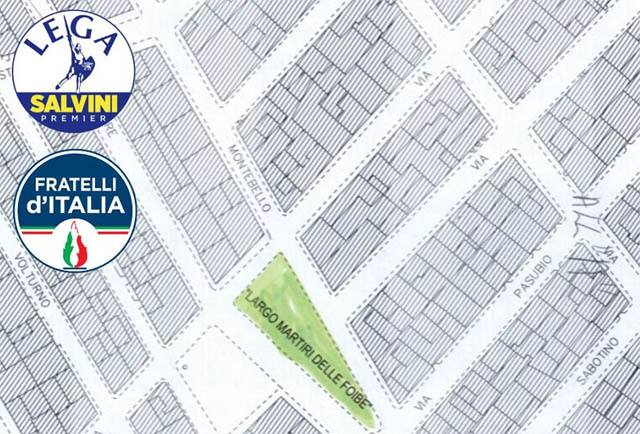 Il triangolo verde tra via Montebello e Via Sabotino sarà dedicato ai Martiri delle Foibe a Torremaggiore