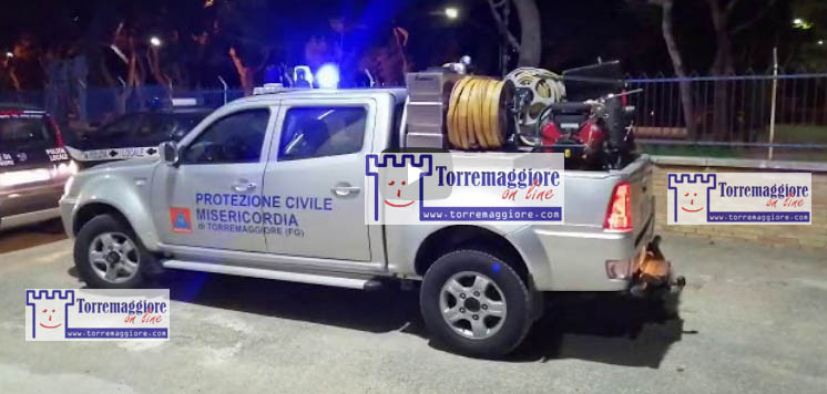 A Torremaggiore pick-up e megafono per invitare i cittadini a stare in casa