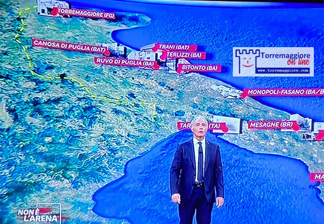 Sprechi sanità e chiusure dei nosocomi in Puglia: citato anche l’ex Ospedale San Giacomo di Torremaggiore su La7 a Non è l’Arena