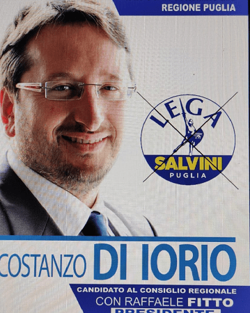 Regionali Puglia 2020: l’appello al voto del candidato al consiglio regionale Costanzo Di Iorio (Lega Salvini Puglia), ex sindaco di Torremaggiore