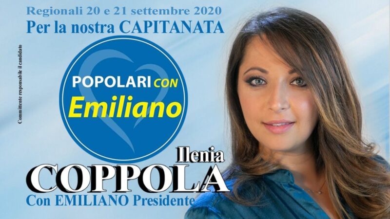 Regionali Puglia 2020: la torremaggiorese Ilenia Coppola è candidata al consiglio regionale nella lista Popolari con Emiliano