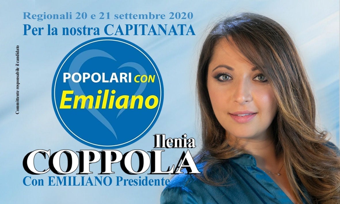 Regionali Puglia 2020: la torremaggiorese Ilenia Coppola è candidata al consiglio regionale nella lista Popolari con Emiliano