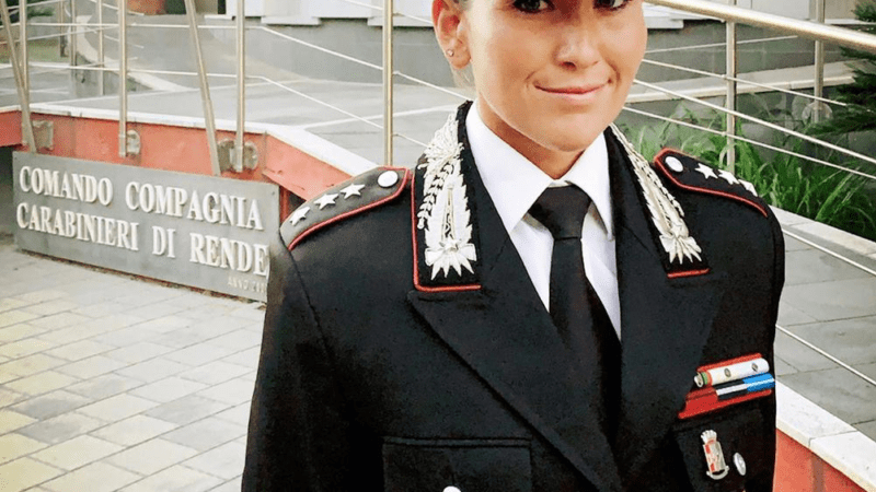 La torremaggiorese Mariachiara Soldano è il nuovo comandante dei Carabinieri di Rende Cosenza