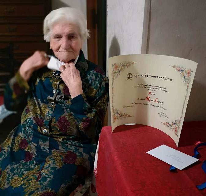 Torremaggiore: ancora un compleanno ultracentenario in città, la signora Rosa Liguori ha compiuto 100 anni il 29 ottobre 2020