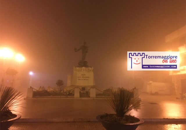 Galleria fotografica Torremaggiore con nebbia 5 febbraio 2021