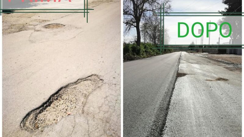 Avviata dalla Provincia la sistemazione della SP12 con il rifacimento della carreggiata stradale e con la pulizia delle cunette: soddisfazione del sindaco Di Pumpo