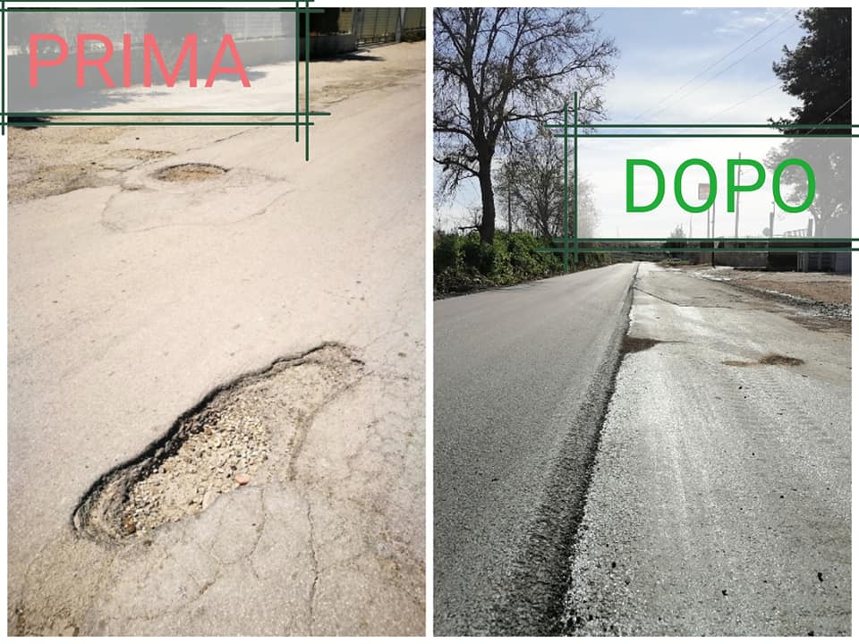 Avviata dalla Provincia la sistemazione della SP12 con il rifacimento della carreggiata stradale e con la pulizia delle cunette: soddisfazione del sindaco Di Pumpo