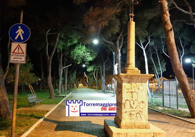 15 marzo 2021 Puglia in zona rossa :  Torremaggiore notturna deserta e misteriosa aspettando il graduale ritorno alla normalità