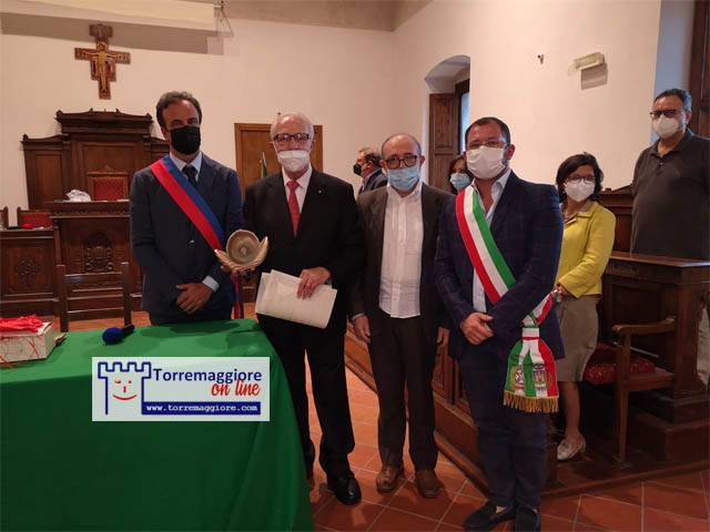Concessa la Cittadinanza Onoraria di Torremaggiore al dott Roberto Pasquandrea per meriti culturali al consiglio comunale del 15 giugno 2021