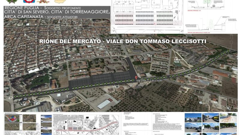 Quattro milioni di euro a Torremaggiore per riqualificare Via Don Tommaso Leccisotti: pubblicata la graduatoria ministeriale con accettazione del progetto congiunto con il Comune di San Severo