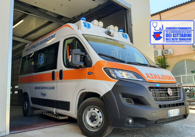 Stabilizzazione salvavita ad una bimba di quindici mesi effettuata con successo dal team medico ed infermieristico del Punto di Primo Intervento di Torremaggiore al PTA Prof N. Bellantuono (ex San Giacomo)