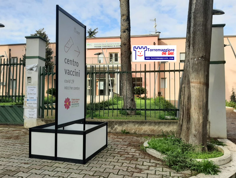 Al via con la somministrazione delle terze dosi del vaccino anti Covid: a Torremaggiore il nuovo Centro vaccinale è il PTA Prof Bellantuono (ex San Giacomo)