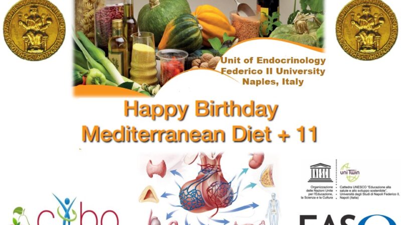 AOU Federico II di Napoli: webinar dedicato alla Dieta Mediterranea il 16 novembre 2021 alle ore 14.45, tra i relatori anche il torremaggiorese Prof Luigi Barrea