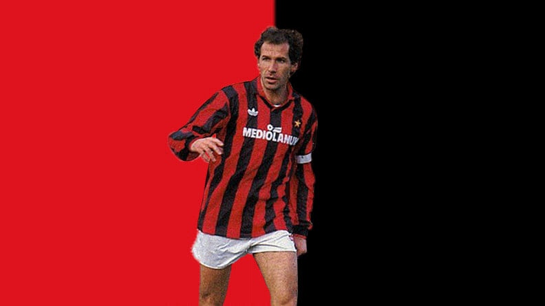 Il calciatore Chicco Evani il 10 febbraio 2022 all’inaugurazione del Milan Club Franco Baresi di Torremaggiore a partire dalle ore 19.30