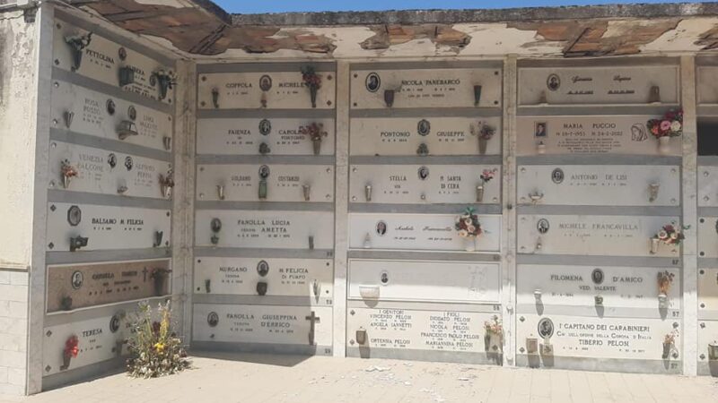 Fratelli d’Italia Torremaggiore: pericolo caduta calcinacci al Cimitero