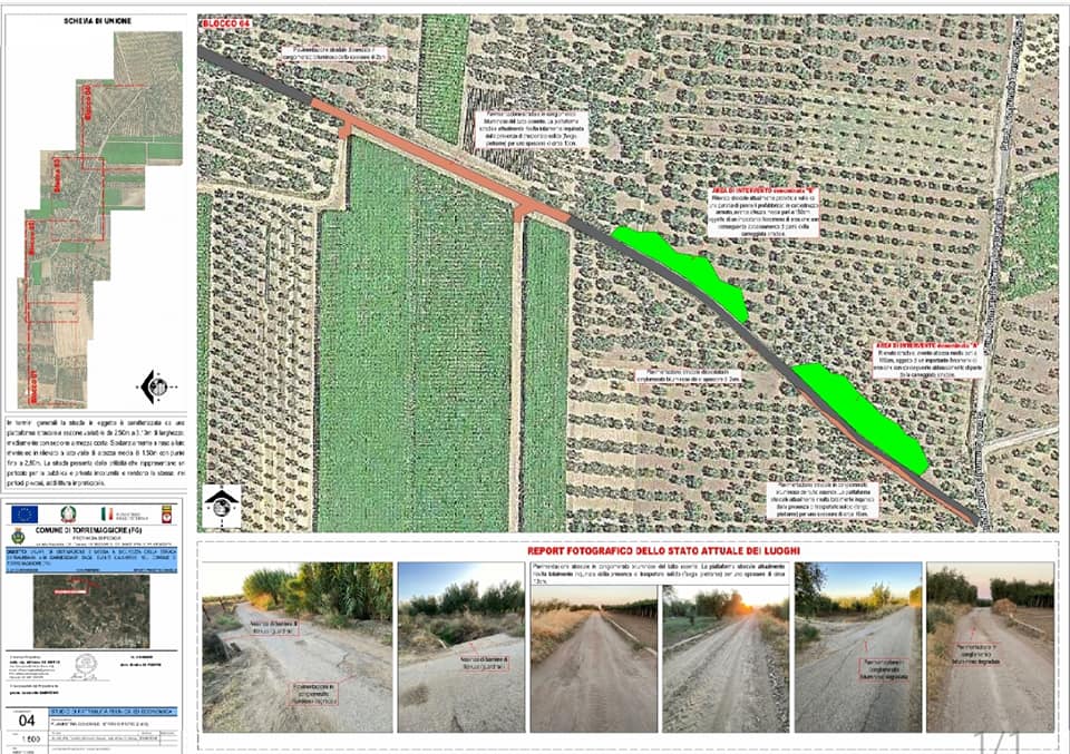 Approvato in giunta comunale lo studio di fattibilità per la messa in sicurezza della Strada Comunale 56 ( Mezzana dei Monaci)a Torremaggiore