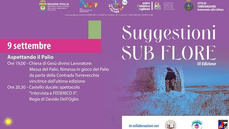 Aspettando il Palio,programma eventi del 9 settembre 2022