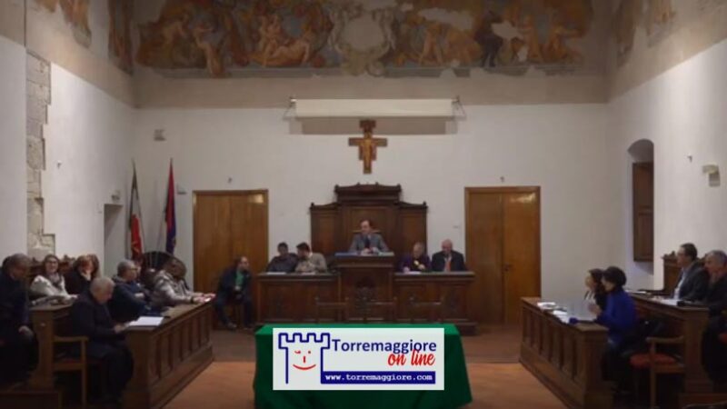 FILMATO INTEGRALE DEL CONSIGLIO COMUNALE DI TORREMAGGIORE DEL 29 MARZO 2023