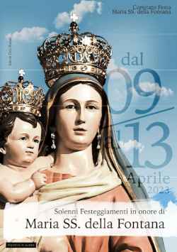 Festa della Fontana 2023, il programma completo