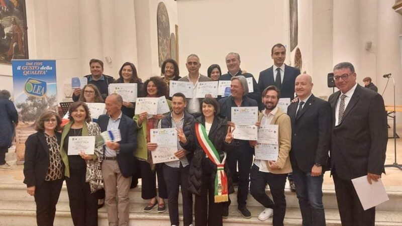 Trionfo della Peranzana al Gran Galà dell’Olio 2023: soddisfazione da Massima Manzelli dell’ Associazione La Peranzana, oliva e olio della Daunia