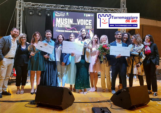 Torremaggiore: terminato con successo il concorso canoro Musin Voice Festival 2023 con la vittoria della quindicenne foggiana Sophia Renna con il brano Fallin di Alicia Keys