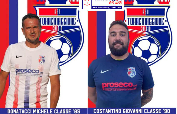 ATLETICO TORREMAGGIORE: CONFERMATI PER LA PROSSIMA STAGIONE 2023/2024 COSTANTINO A CENTROCAMPO E DONATACCI IN ATTACCO