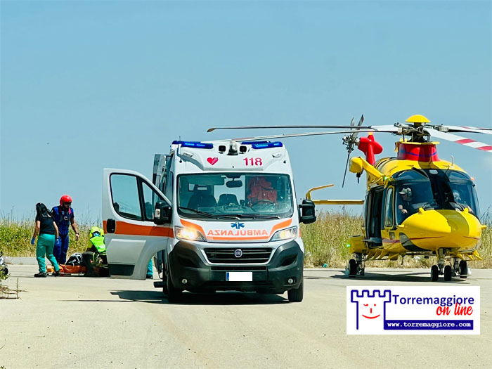 OTTANTENNE TRASPORTATO IN ELIAMBULANZA DA SAN PAOLO DI CIVITATE ALL’IRCCS CASA SOLLIEVO A SAN GIOVANNI ROTONDO : PLAUSO A TUTTI I SANITARI PER l’EFFICACE SALVATAGGIO