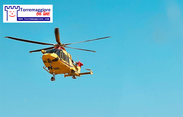 Diciassettenne torremaggiorese ferito da un colpo di pistola alla testa: elitrasportato al Policlinico Riuniti di Foggia in Terapia Intensiva